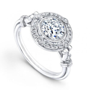 Anel Halo Vintage